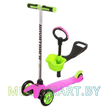 Самокат Novatrack Disco-Kids Х62495 (розовый)